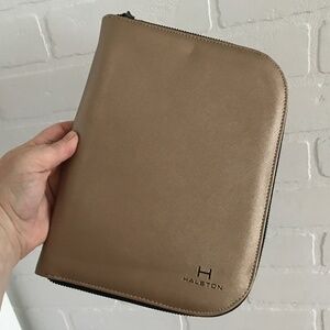 Halston Travel Jewelry box Bag Bronze Vacation Storage